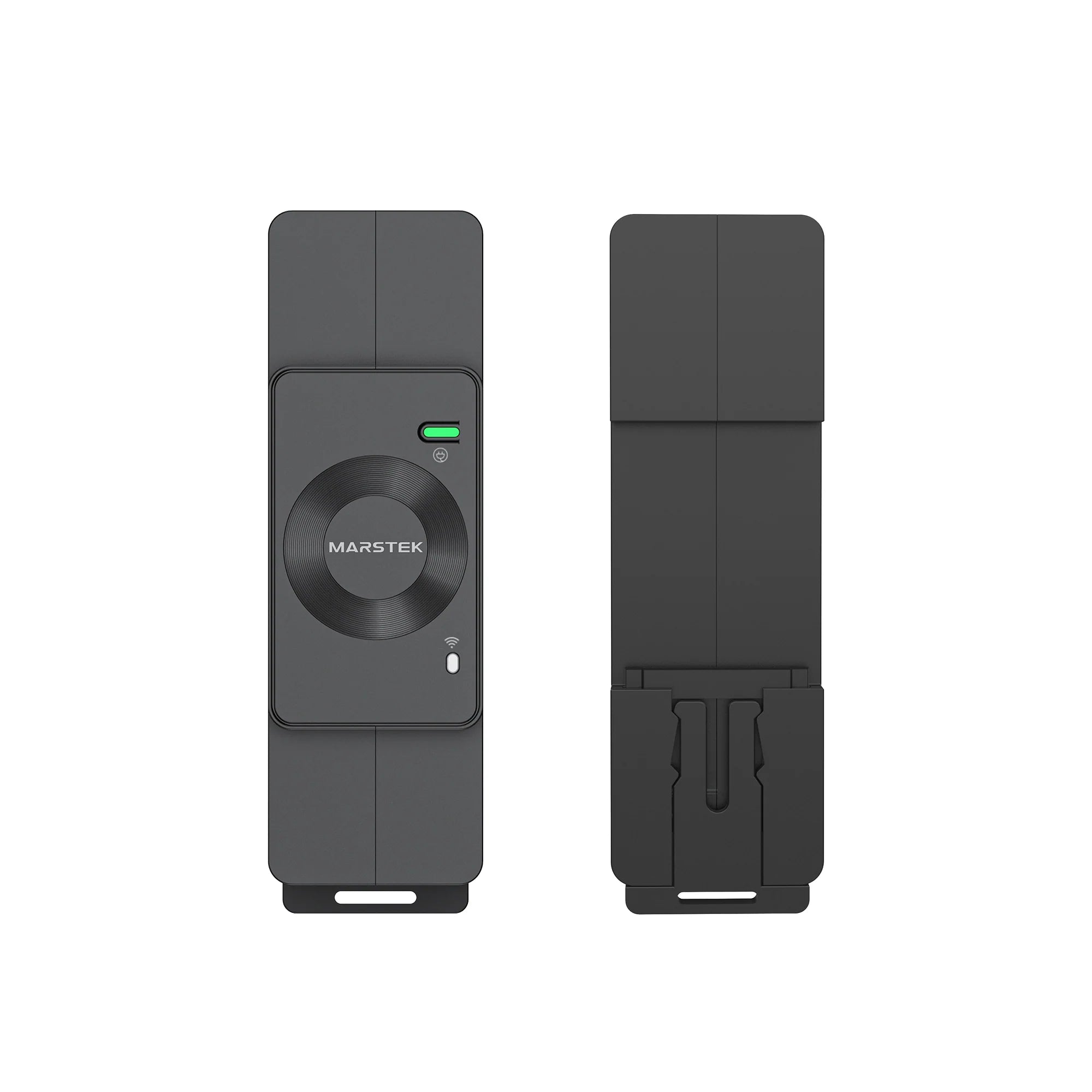 Marstek CT002 smart meter geïnstalleerd op DIN-rail in meterkast