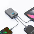 Marstek Powerbank geïntegreerde gevlochten USB-C kabel detail closeup